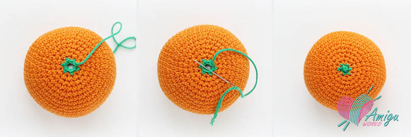 How to crochet an Orange amigurumi