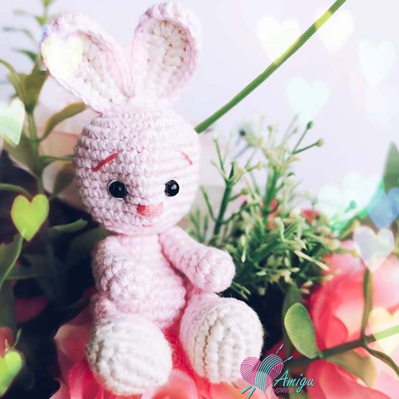 thỏ-hồng-amigurumi