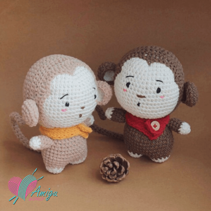 Fat monkey amigurmi free crochet pattern