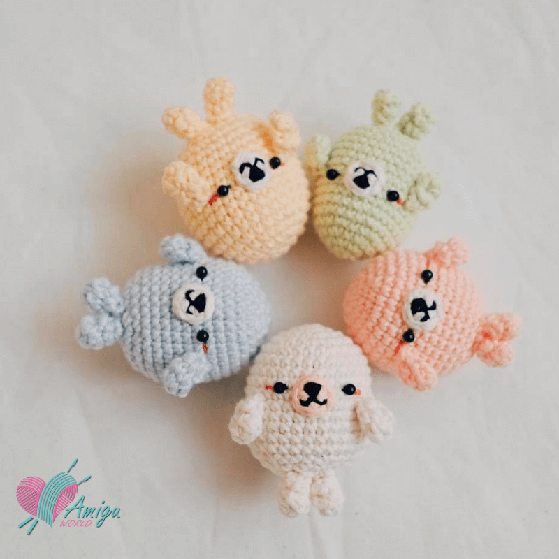 Cách móc cá heo bằng len amigurumi
