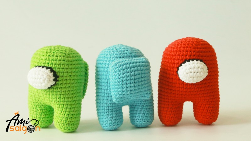Crochet Among Us free pattern by Happy Amigurumi