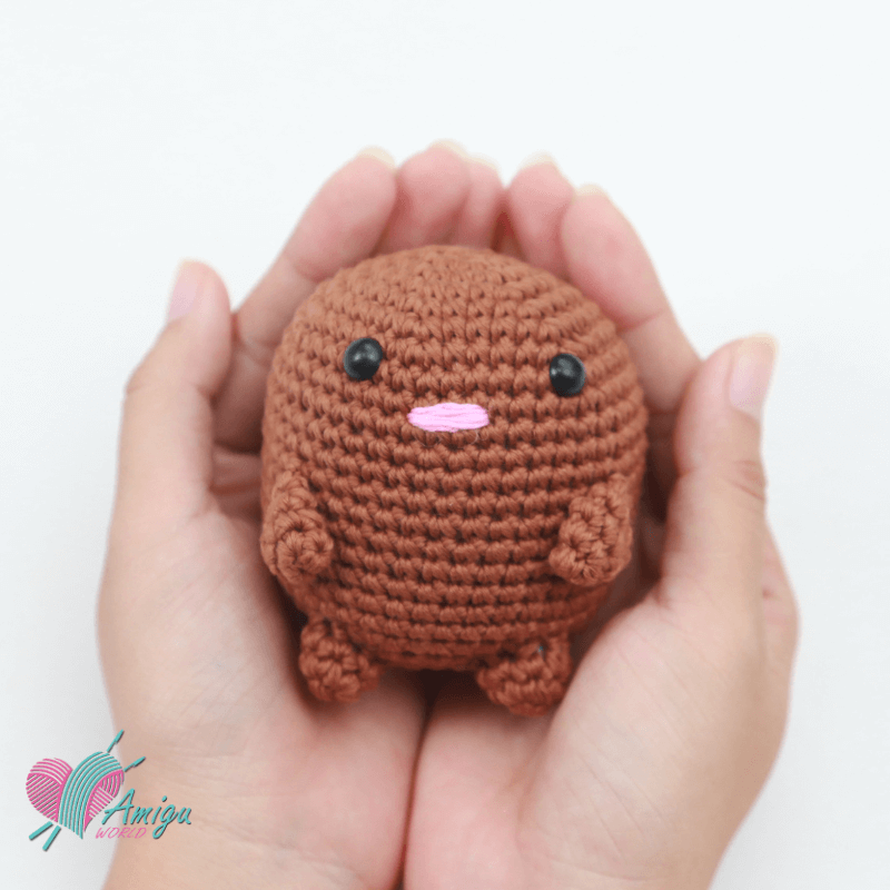 Amigurumi little Tonkatsu Crochet pattern 