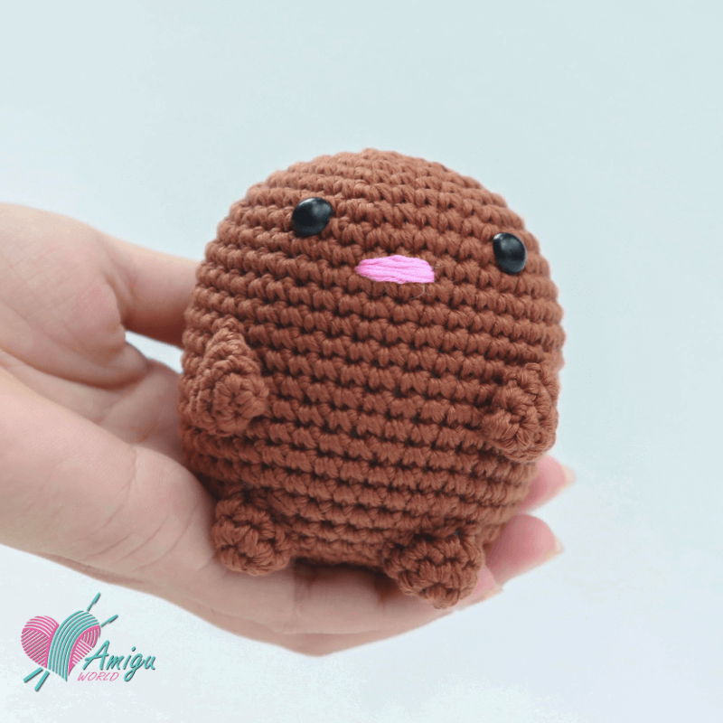 Amigurumi little Tonkatsu Crochet pattern 