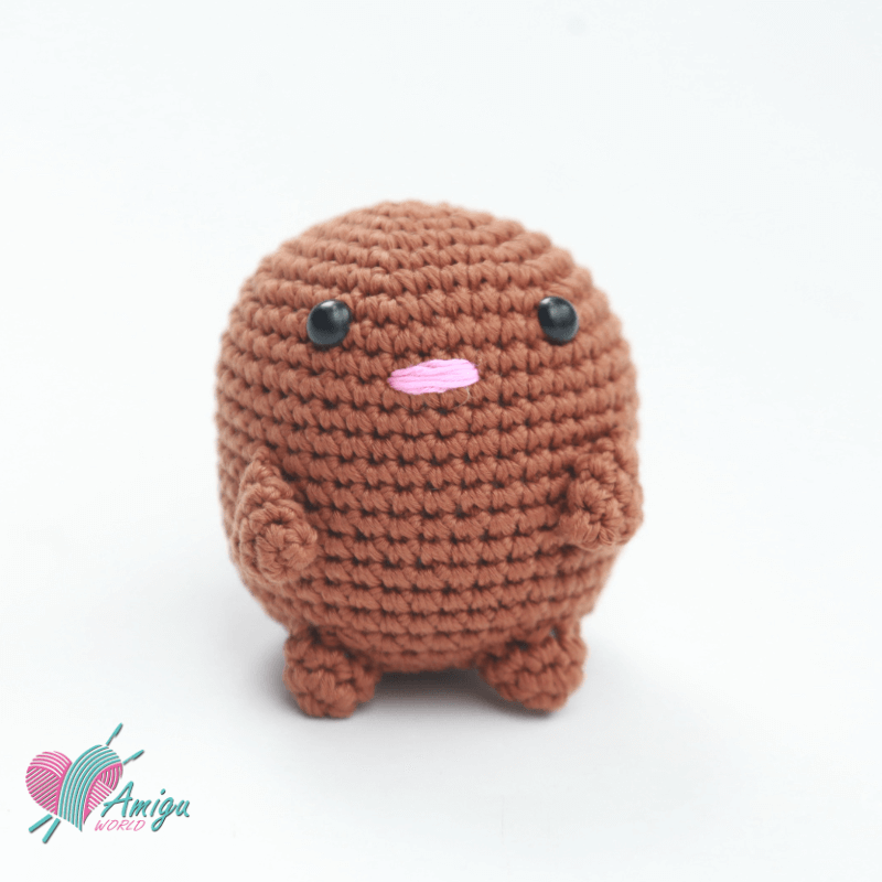 Amigurumi little Tonkatsu Crochet pattern 