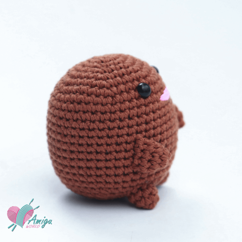 Amigurumi little Tonkatsu Crochet pattern 