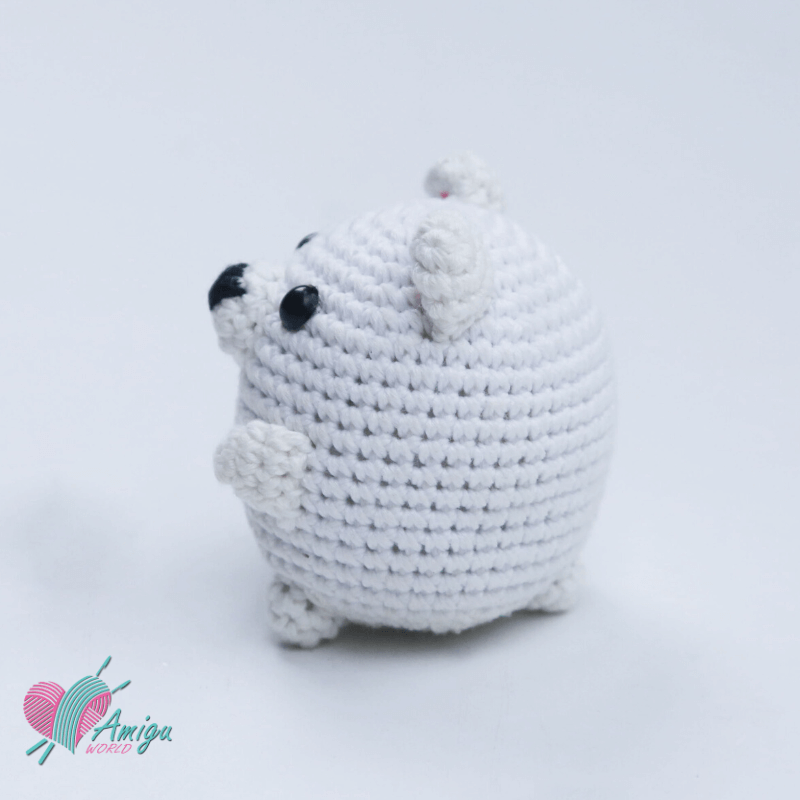 Adorable Mini Amigurumi Shirokuma Crochet Pattern for Beginners (Pattern by: AmiguWorld)