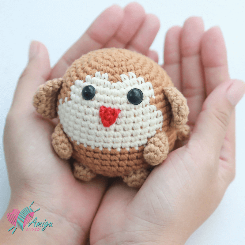 Amigurumi Little Monkey crochet pattern by AmiguWorld