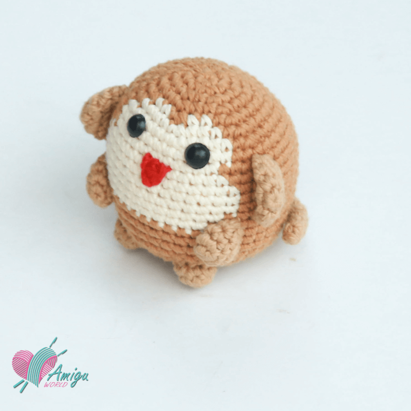 Amigurumi Little Monkey crochet pattern by AmiguWorld