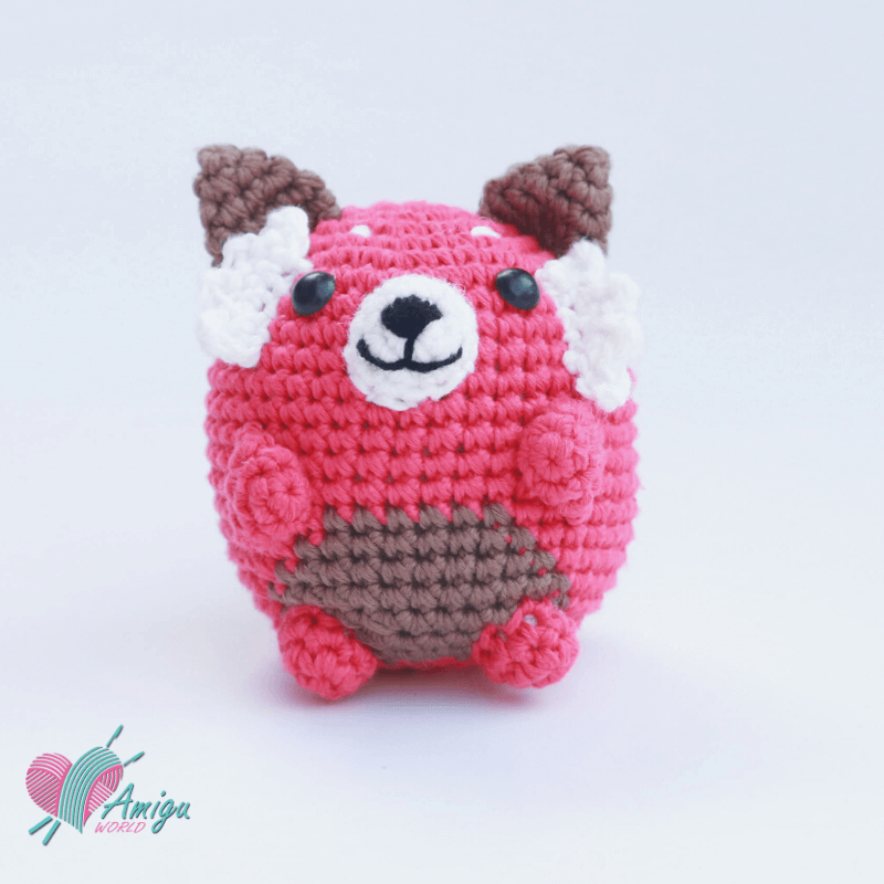 Amigurumi little Aggretsuko crochet pattern by AmiguWorld