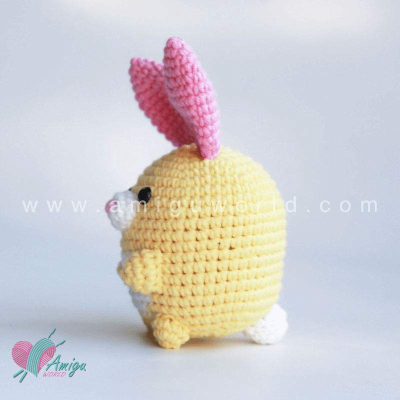 How To Crochet Rabbit Character Amigurumi - Free Pattern by AmiguWorld