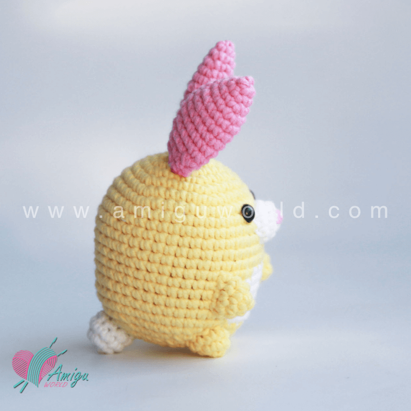 How To Crochet Rabbit Character Amigurumi - Free Pattern by AmiguWorld