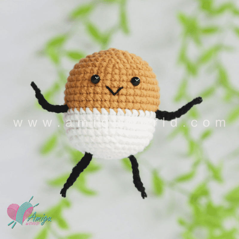 Amigurumi Potato - Free Crochet Pattern by AmiguWorld