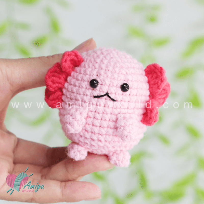 Amigurumi Axolotl - Free Crochet Pattern by AmiguWorld