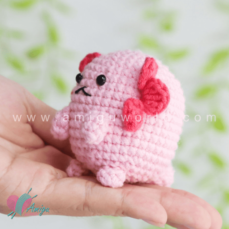 Amigurumi Axolotl - Free Crochet Pattern by AmiguWorld