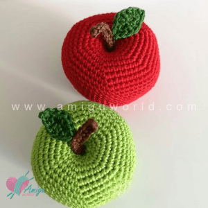 big apple plushie amigurumi crochet pattern