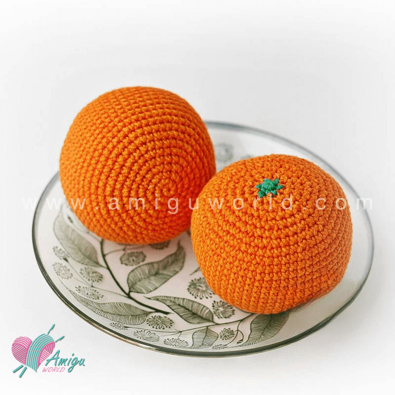 big orange plushie amigurumi crochet pattern