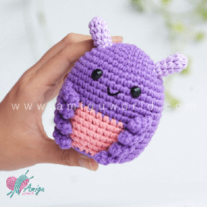 Chubby sea pig amigurumi free crochet pattern