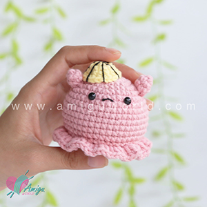 Flapjack octopus amigurumi free crochet pattern