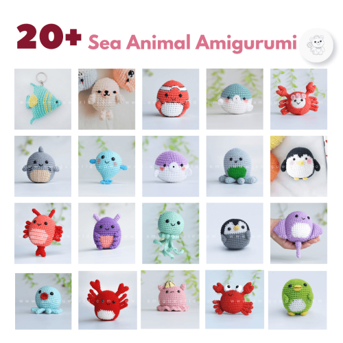 Sea Animal Amigurumi Patterns for Beginners – Cute Ocean Crochet Ideas