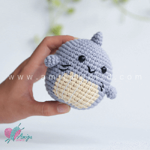 Shark amigurumi free crochet pattern