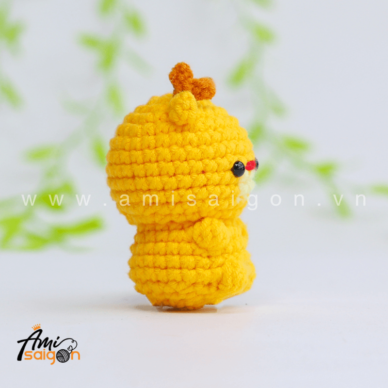 Little reindeer amigurumi Christmas crochet project