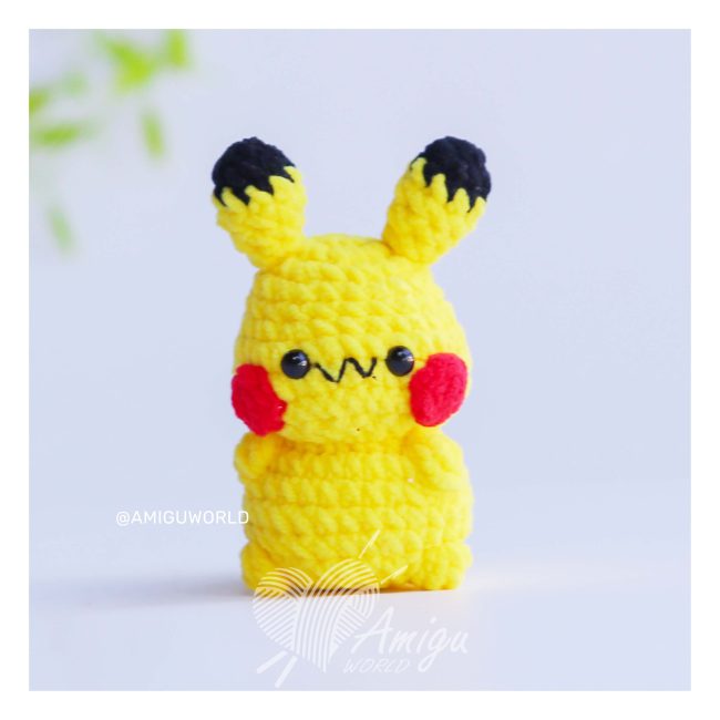 No-Sew Pikachu Amigurumi | Pokémon Crochet Patterns | Amigurumi Tutorial PDF in English | Vui Vui