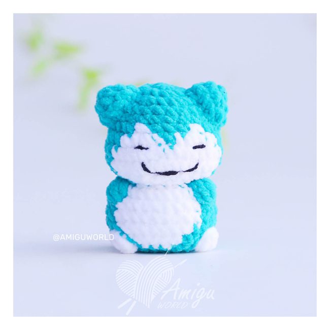 No-Sew Snorlax Amigurumi | Pokémon Crochet Patterns | Amigurumi Tutorial PDF in English | Vui Vui